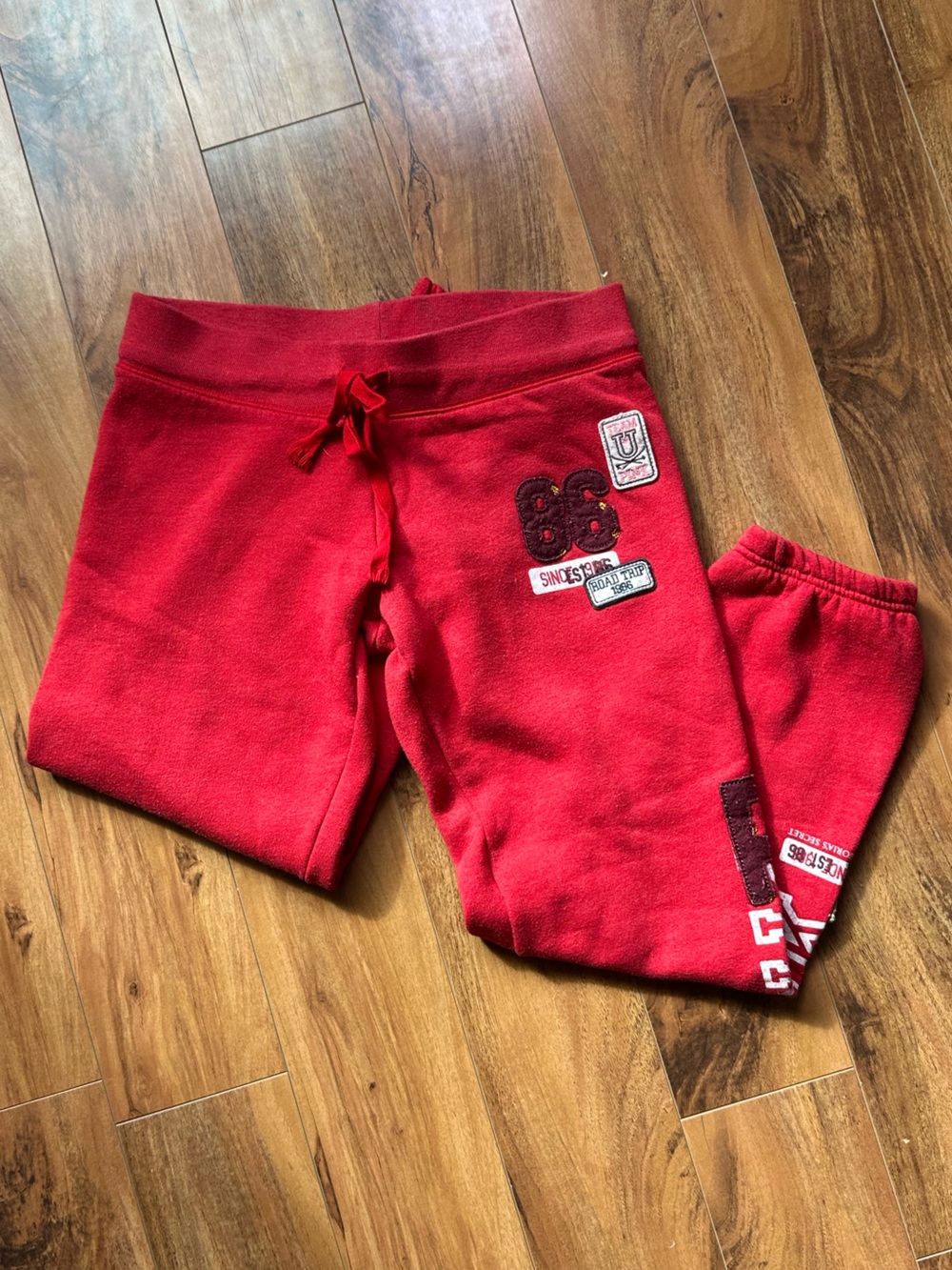 Vintage Y2K pink scrunch sweats